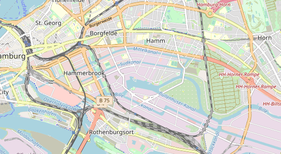 Campingplatz auf Karte