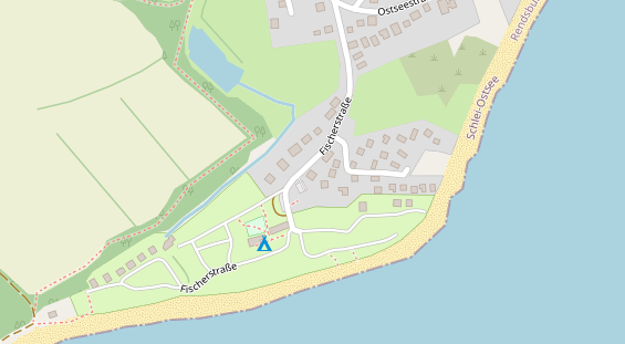 Campingplatz auf Karte