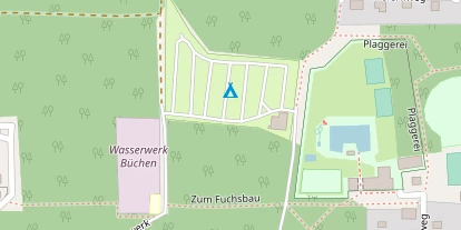 Campingplatz auf Satellitenbild