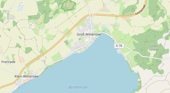 Campingplatz auf Karte