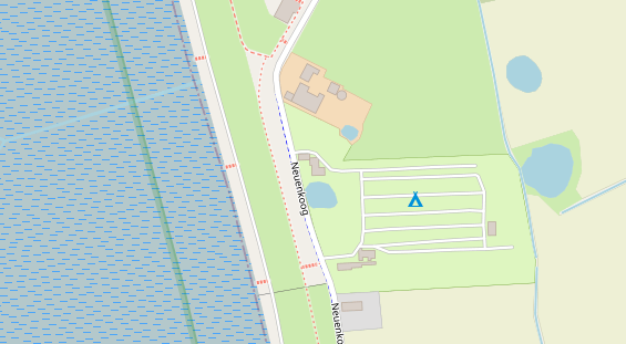 Campingplatz auf Karte