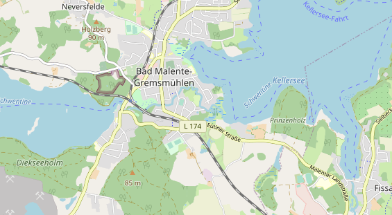 Campingplatz auf Karte