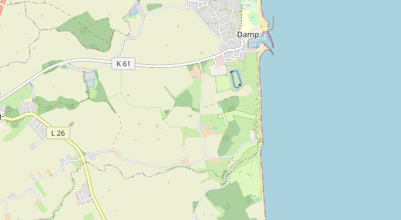 Campingplatz auf Karte