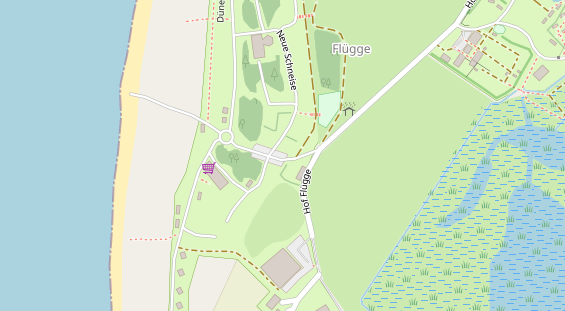 Campingplatz auf Satellitenbild