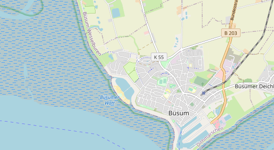 Campingplatz auf Karte