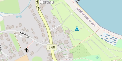 Campingplatz auf Satellitenbild