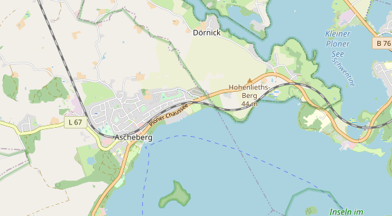 Campingplatz auf Karte