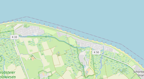 Campingplatz auf Karte