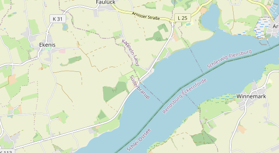 Campingplatz auf Karte