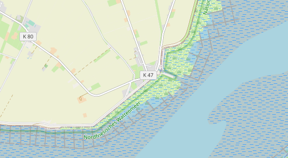 Campingplatz auf Karte