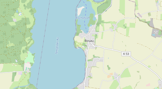 Campingplatz auf Karte