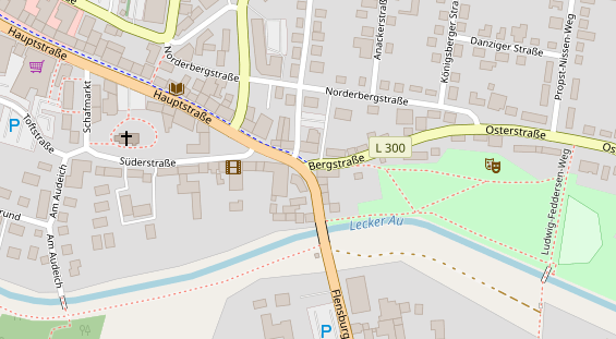 Campingplatz auf Satellitenbild