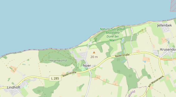 Campingplatz auf Karte