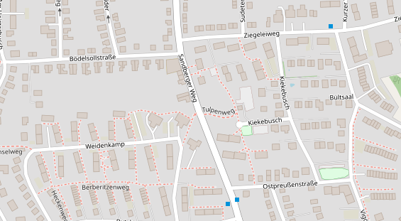 Campingplatz auf Satellitenbild