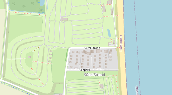 Campingplatz auf Satellitenbild