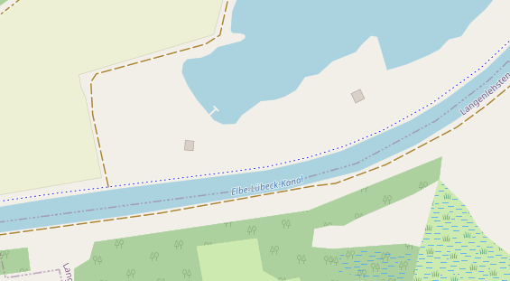 Campingplatz auf Satellitenbild