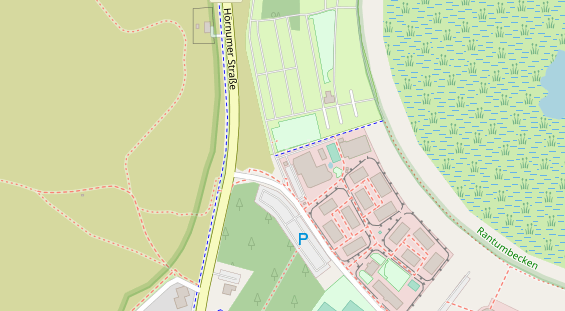 Campingplatz auf Satellitenbild