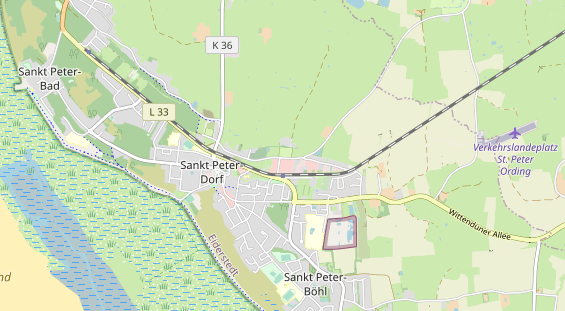 Campingplatz auf Karte