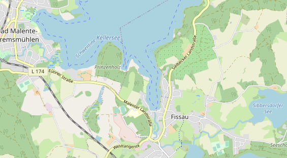 Campingplatz auf Karte