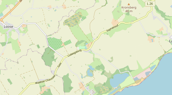 Campingplatz auf Karte