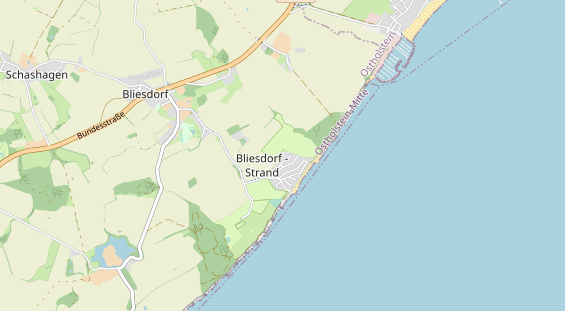 Campingplatz auf Karte