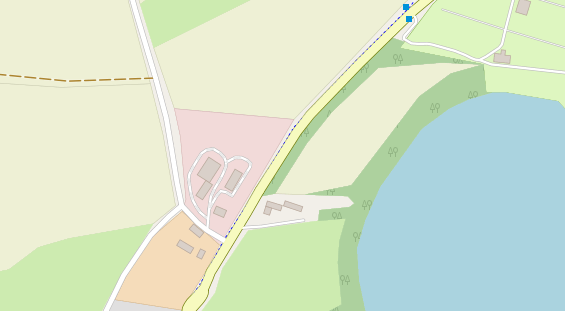 Campingplatz auf Satellitenbild