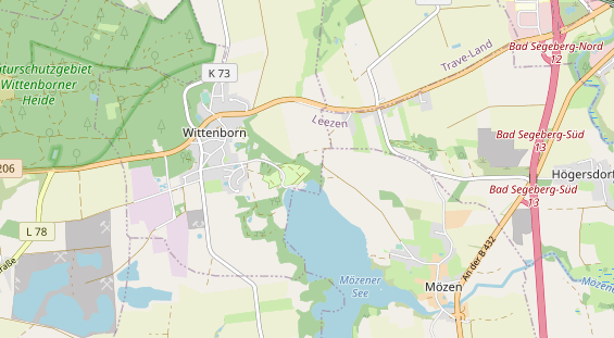 Campingplatz auf Karte