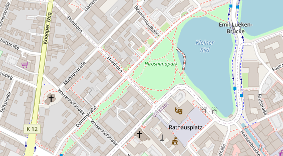 Campingplatz auf Karte