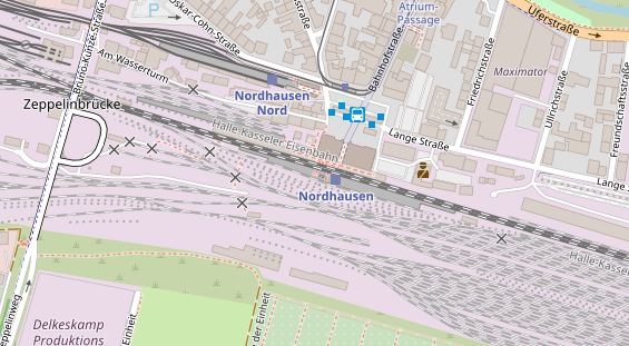 Campingplatz auf Karte