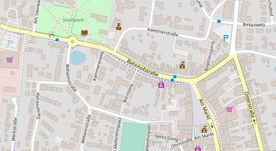 Campingplatz auf Karte