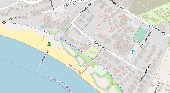 Campingplatz auf Karte