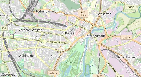 Tourist Information auf Karte