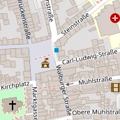 Campingplatz auf Karte