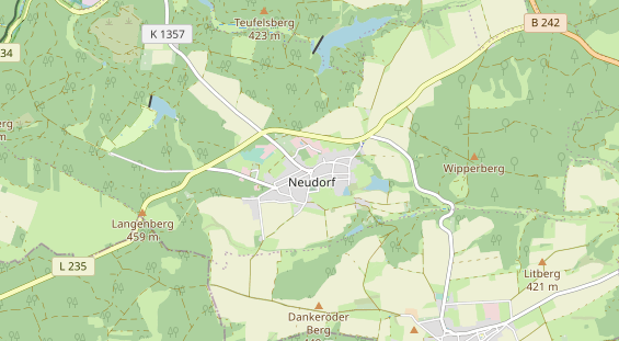 Tourist Information auf Karte