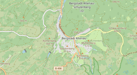 Tourist Information auf Karte