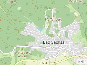 Tourist Information auf Karte