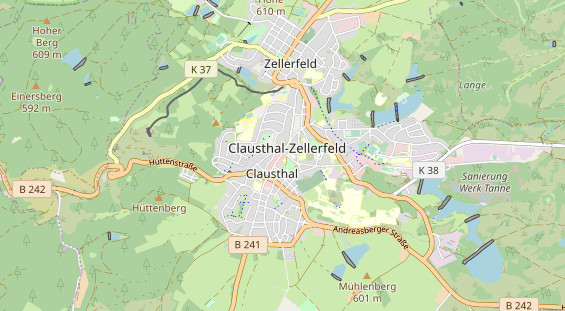 Tourist Information auf Karte