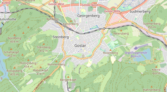 Tourist Information auf Karte