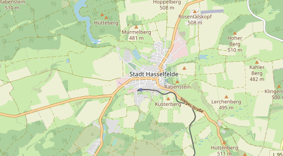 Tourist Information auf Karte