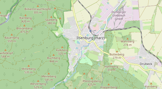 Tourist Information auf Karte