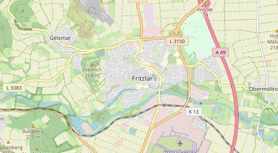 Tourist Information auf Karte