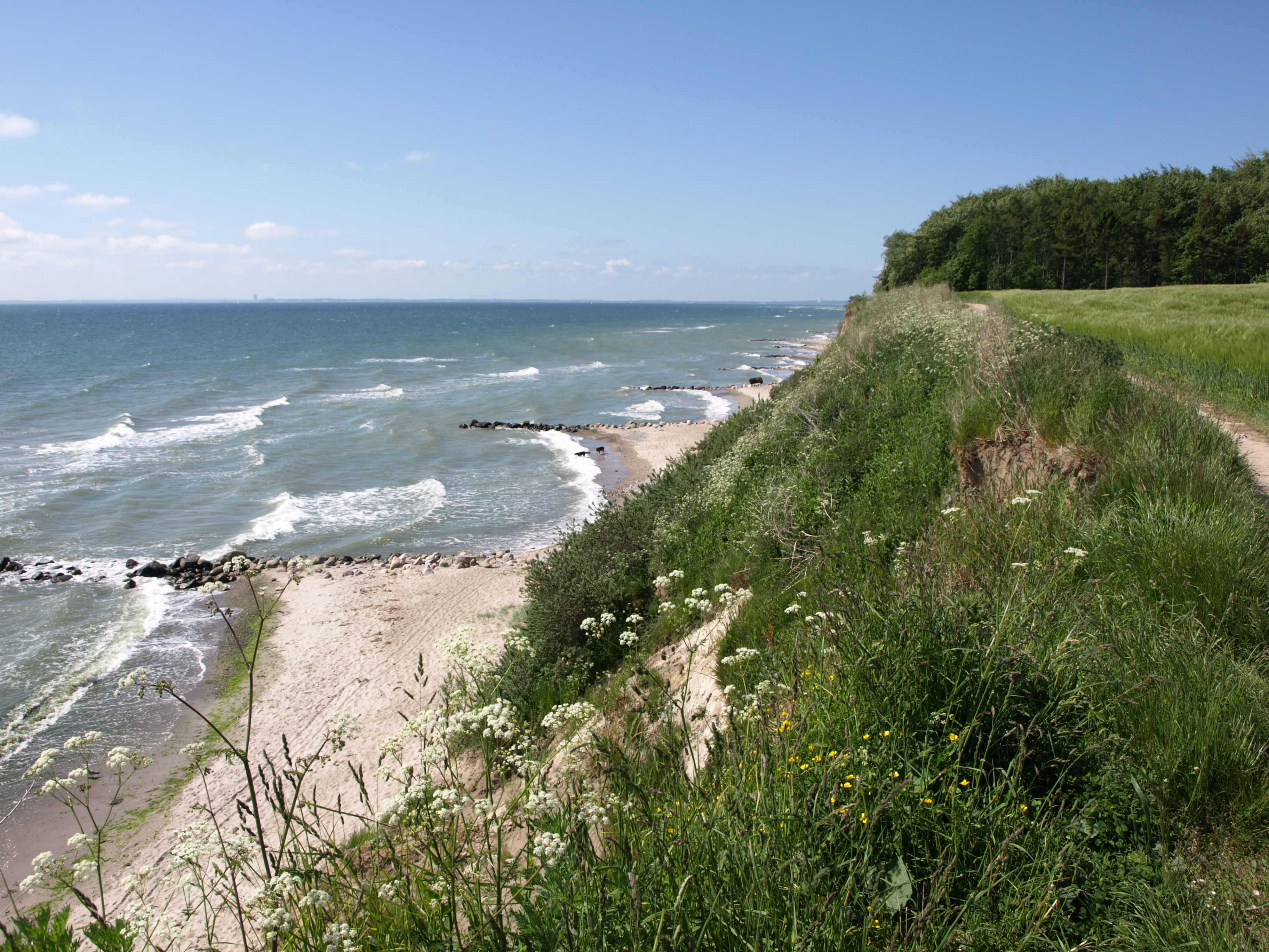 Campingplatz: Wildromantische Steilküste mit Natursandstrand - Camping & Ostseeferienpark Walkyrien