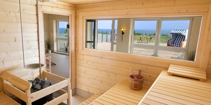 Campingplätze - Gasflaschen-Tausch - Deutschland - Panoramasauna im Walkyrien SPA "Sauna & Wellness über dem Meer" - Camping & Ostseeferienpark Walkyrien