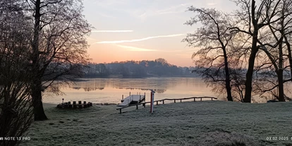 Campingplätze - Kreditkarten Zahlung - Belau - Winterstimmung bei -4  - Georg. Glamp Resort/Perd.Mühle