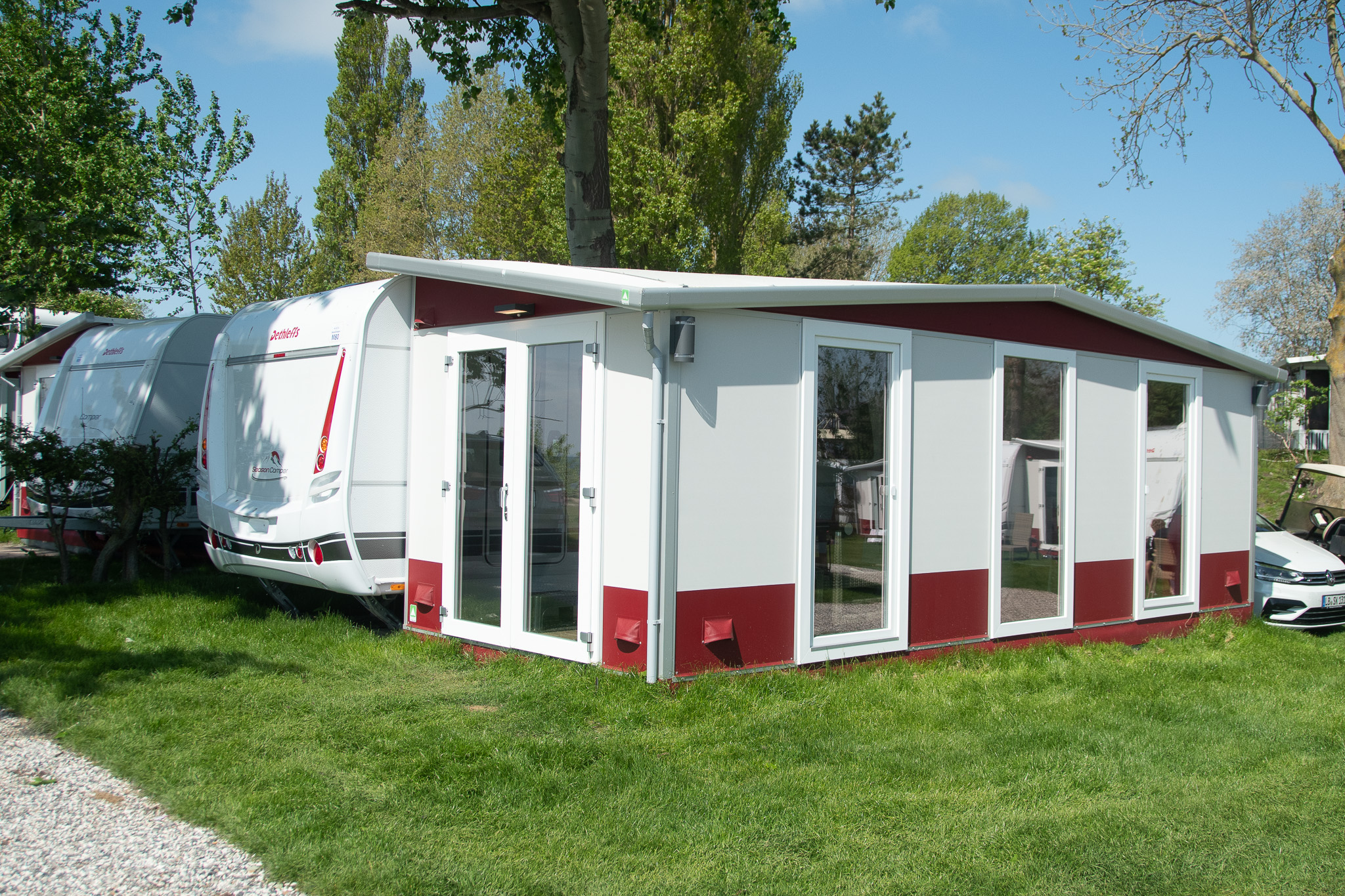 Campingplatz: Kein eigenen Camper? Kein Problem! Wir haben viele verschiedene Mietobjekte! - Camping- und Ferienpark Wulfener Hals